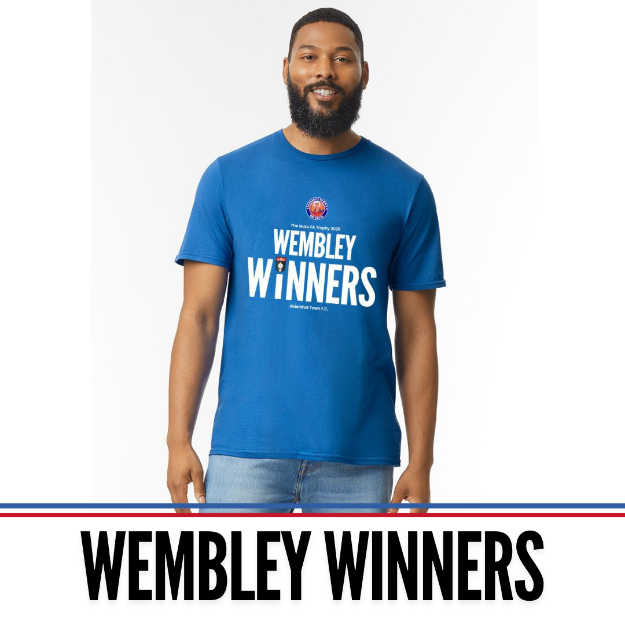 Picture of WEMBLEY WINNERS T-SHIRT BLUE ADULT 