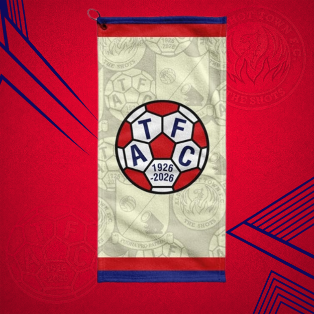 Picture of GOLF TOWEL - CHAMPAGNE 100 YEARS BADGES